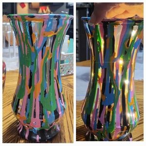 Hand painted vase